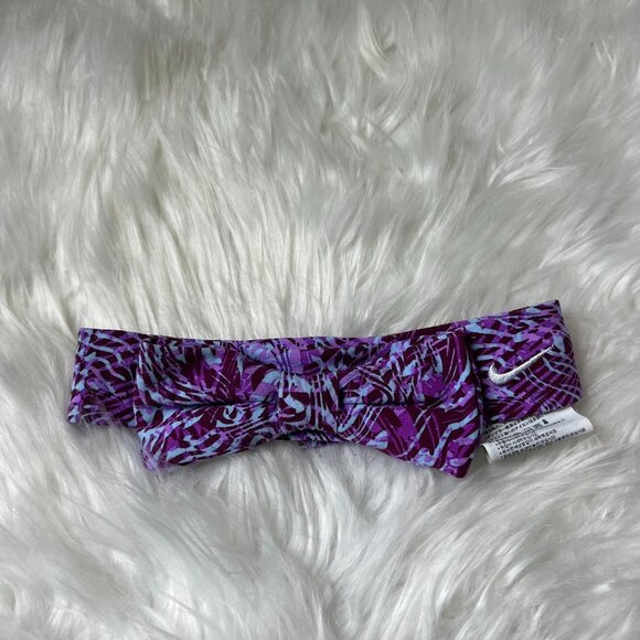Nike Purple Bow Headband Baby Girls 0-6 Months - Picture 1 of 5